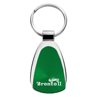 Autogold® - Bronco II Climbing Logo Teardrop Key Chain