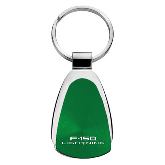Autogold® - F-150 Lightning Logo Teardrop Key Chain