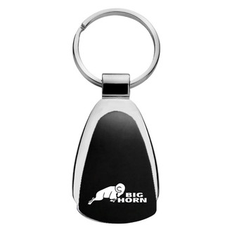 Autogold® - Big Horn Logo Teardrop Key Chain
