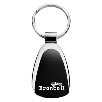 Autogold® - Bronco II Climbing Logo Teardrop Key Chain