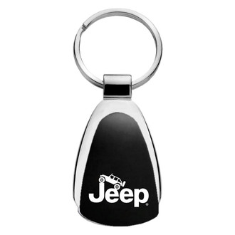 Autogold® - Jeep Climbing Logo Teardrop Key Chain
