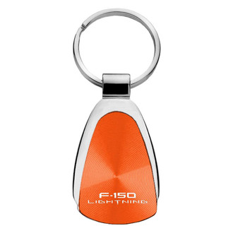 Autogold® - F-150 Lightning Logo Teardrop Key Chain