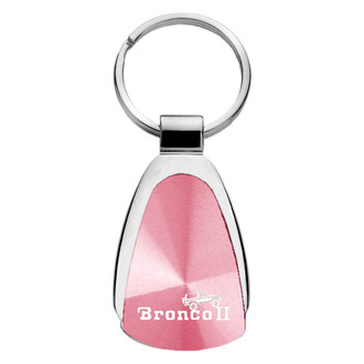 Autogold® - Bronco II Climbing Logo Teardrop Key Chain