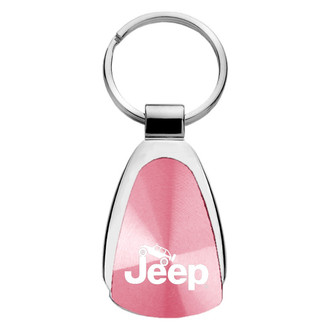 Autogold® - Jeep Climbing Logo Teardrop Key Chain