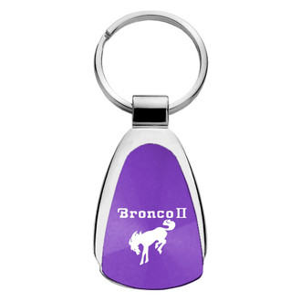 Autogold® - Bronco II Logo Teardrop Key Chain