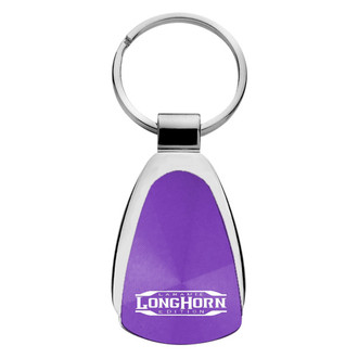 Autogold® - Longhorn Laramie Logo Teardrop Key Chain