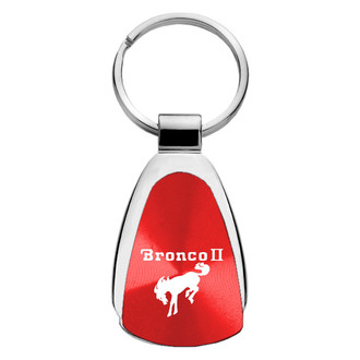 Autogold® - Bronco II Logo Teardrop Key Chain