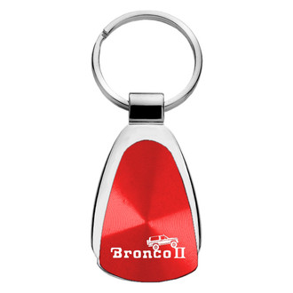 Autogold® - Bronco II Climbing Logo Teardrop Key Chain