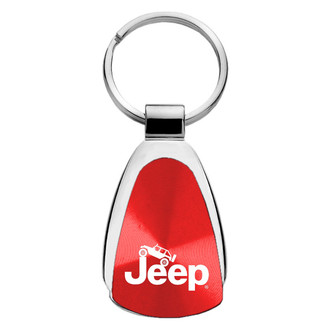 Autogold® - Jeep Climbing Logo Teardrop Key Chain