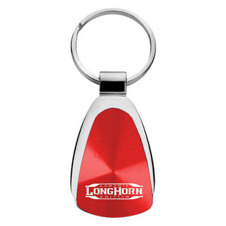 Autogold® - Longhorn Laramie Logo Teardrop Key Chain