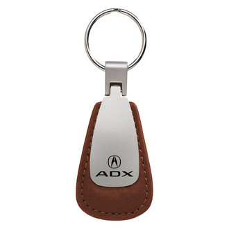 Autogold® - ADX Logo Leather Teardrop Key Fob
