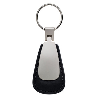 Autogold® - Blank Logo Leather Teardrop Key Fob