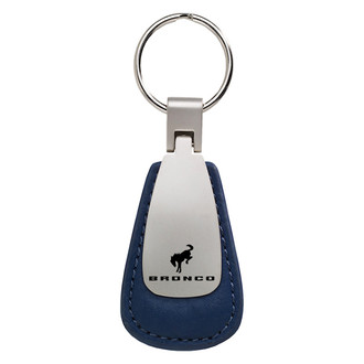 Autogold® - Bronco 2020 Logo Leather Teardrop Key Fob