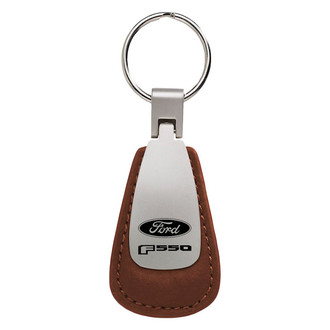 Autogold® - F-550 Logo Leather Teardrop Key Fob