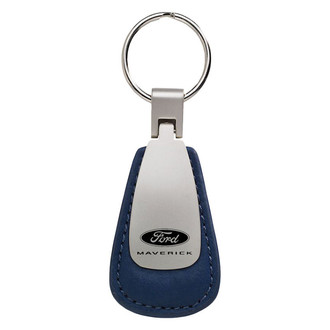 Autogold® - Maverick 2022 Logo Leather Teardrop Key Fob