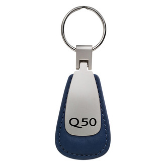 Autogold® - Q50 Logo Leather Teardrop Key Fob
