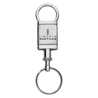Autogold® - Nautilus Logo Satin Chrome Aluminum Valet Key Chain