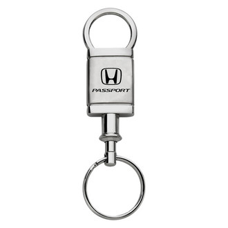 Autogold® - Passport Logo Satin Chrome Aluminum Valet Key Chain