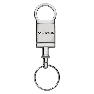 Autogold® - Versa Logo Satin Chrome Aluminum Valet Key Chain