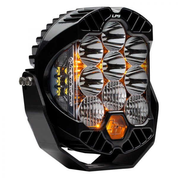 Baja Designs® - LP9™ 8" 105W/21W Round Driving/Combo Beam Amber/White LED Light