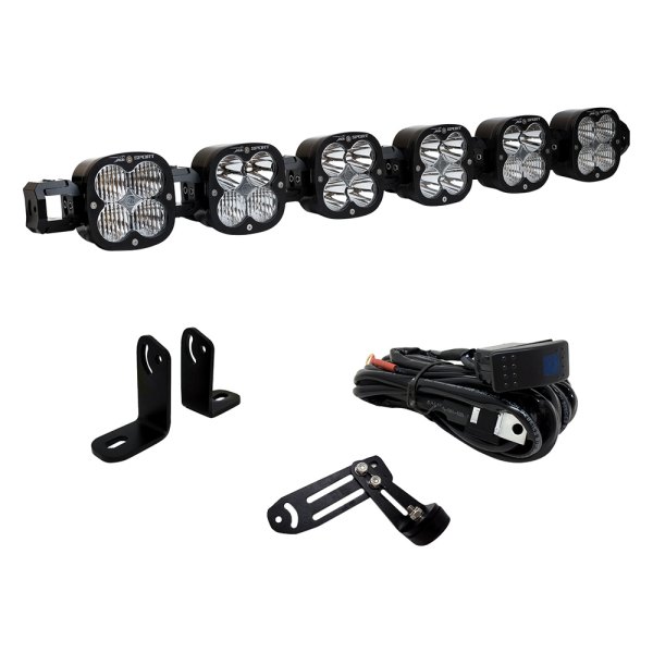 Baja Designs® - Roof XL Sport™ Linkable 6x26W Square LED Light Kit, Full Set