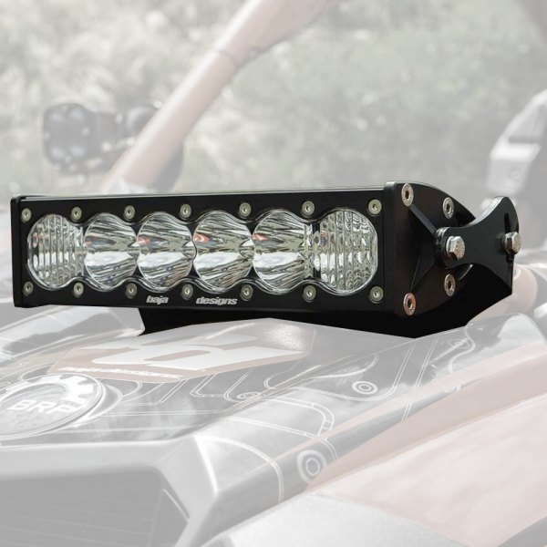 Baja Designs® - Shock Tower OnX6+™ 10" 108W/80W Driving/Combo Beam Amber LED Light Bar Kit