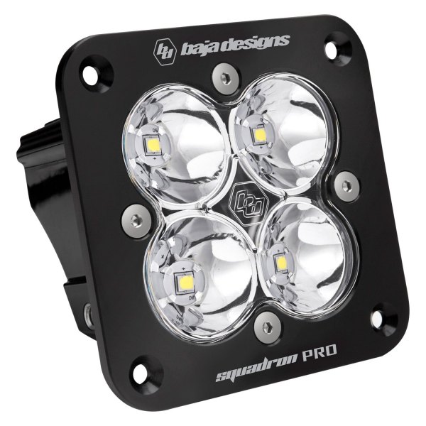 Baja Designs® - Squadron Pro™ Flush Mount 3" 40W Square Spot Beam LED Light