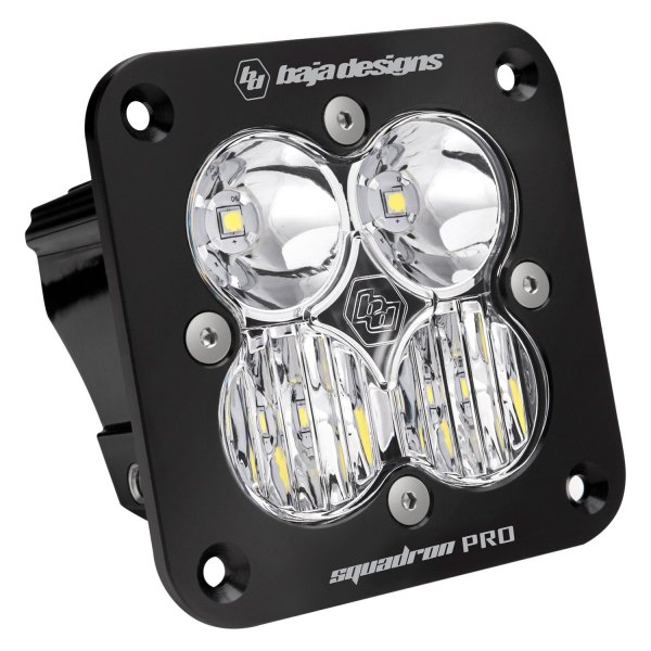 Baja Designs® - Squadron Pro™ Flush Mount 3" 40W Square Driving/Combo Beam LED Light