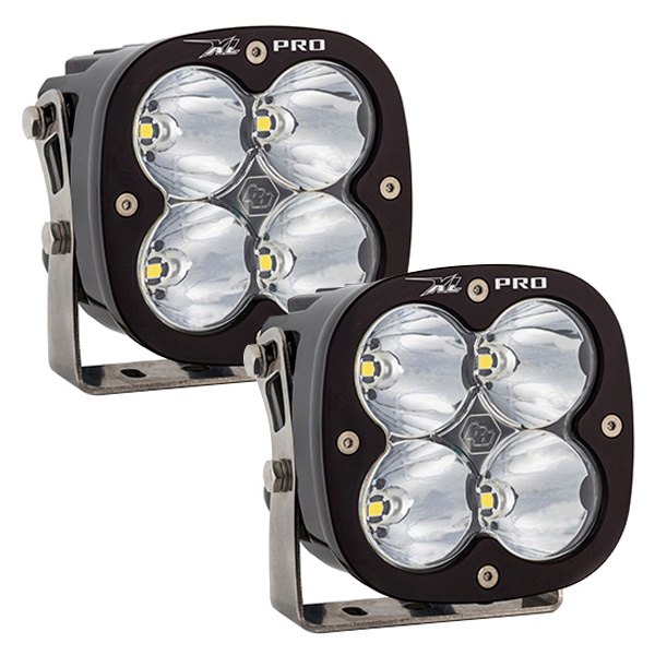 Baja Designs® - XL Pro™ 4.43" 2x40W Square High Speed Spot Beam LED Lights