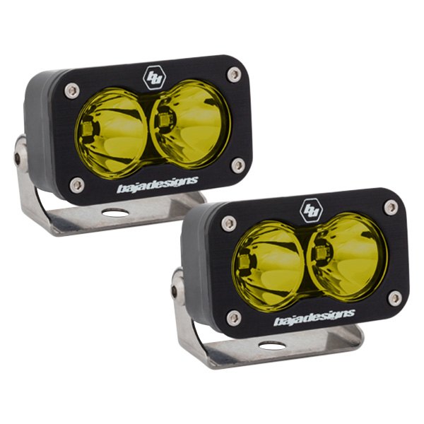 Baja Designs® - S2 Sport™ 3"x2" 2x12W Spot Beam Amber LED Lights