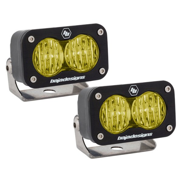 Baja Designs® - S2 Sport™ 3"x2" 2x12W Wide Cornering Beam Amber LED Lights