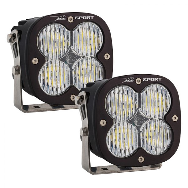 Baja Designs® - XL Sport™ 4.43" 2x20W Square Wide Cornering Beam LED Lights