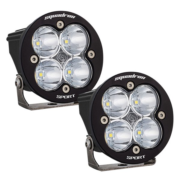 Baja Designs® - Squadron-R Sport™ 3" 2x26W Round Spot Beam LED Lights