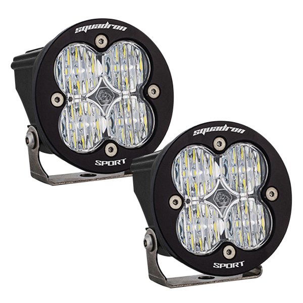 Baja Designs® - Squadron-R Sport™ 3" 2x26W Round Wide Cornering Beam LED Lights