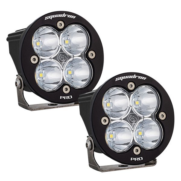 Baja Designs® - Squadron-R Pro™ 3" 2x40W Round Spot Beam LED Lights