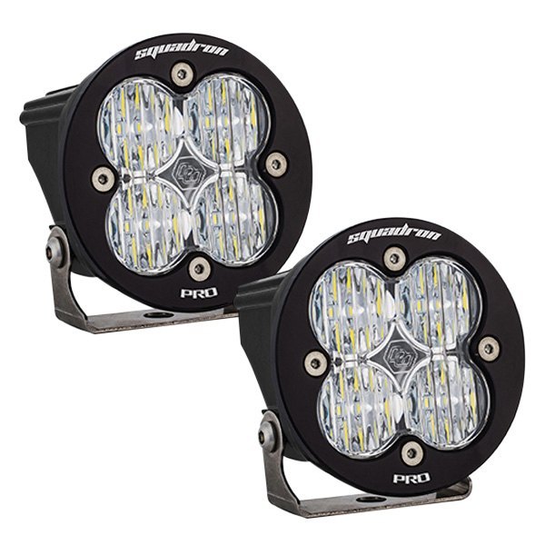 Baja Designs® - Squadron-R Pro™ 3" 2x40W Round Wide Cornering Beam LED Lights