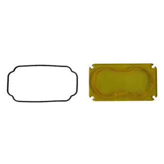 Baja Designs® - 3"x2" Interchangeable Rectangular Amber Plastic Spot Beam Lens for S2 Pro, Sport™