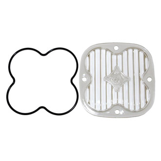 Baja Designs® - 3" Interchangeable Square Clear Plastic Wide Cornering Beam Lens for Squadron Pro™, Sport™