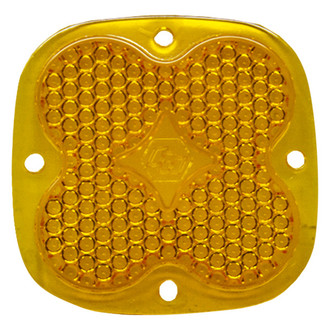 Baja Designs® - Square Amber Plastic Work/Scene Beam Lens for Squadron Series