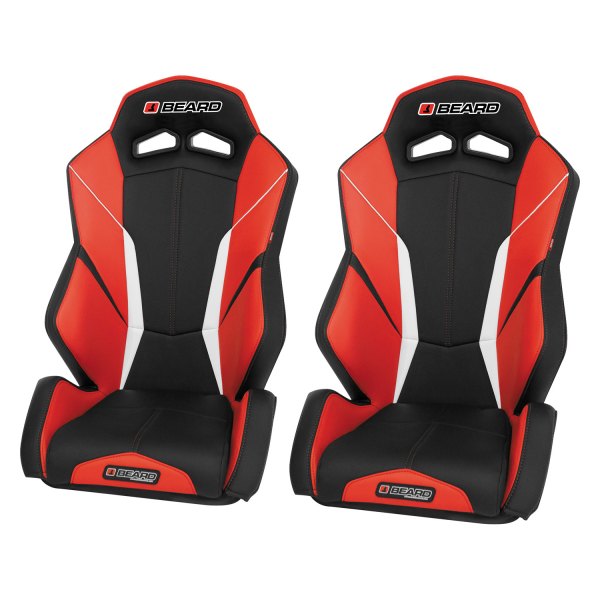 Beard Seats® - Torque V2 Series Black/Red Highback Front Seats