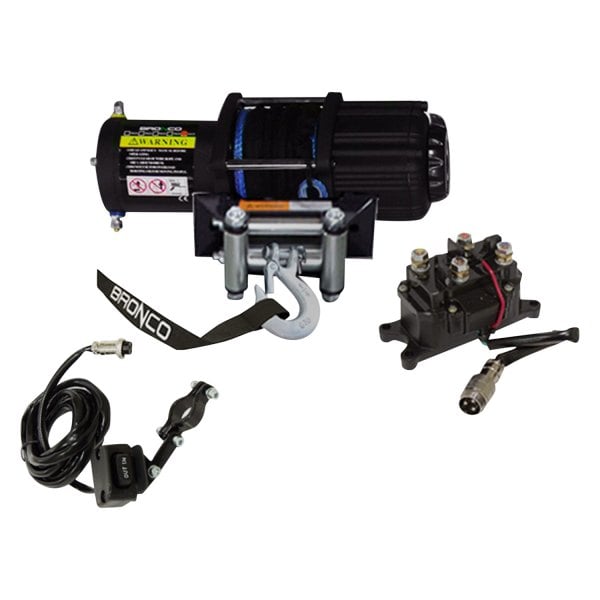 Bronco ATV® AC-12108 - 4,500 lbs Winch with Synthetic Rope ...