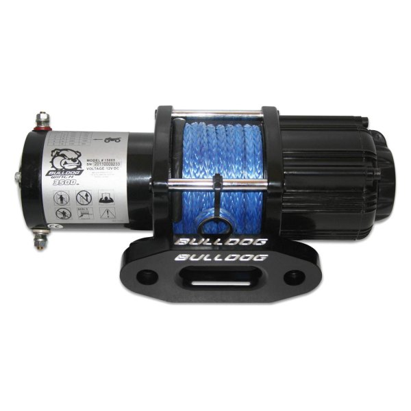 Bulldog Winch® - 3,500 lbs Center Drum Winch with 50' Synthetic Rope