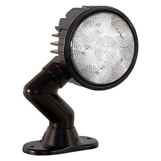 Buyers® - Swiveling Stud Mount 5" 18W Round Flood Beam LED Light