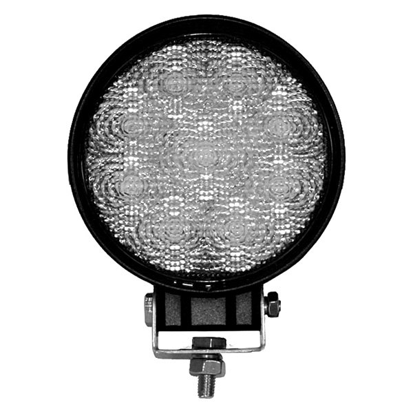 Buyers® - Stud Mount 5.5" 27W Round Flood Beam LED Light