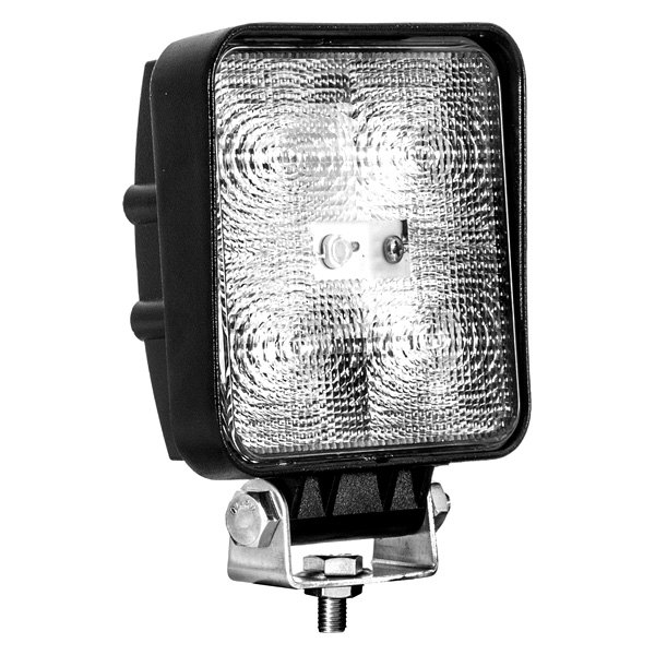 Buyers® - Stud Mount 4.3" 15W Square Flood Beam LED Light