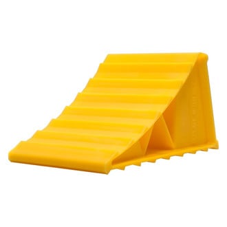 Camco® - Yellow Bilingual Wheel Chock
