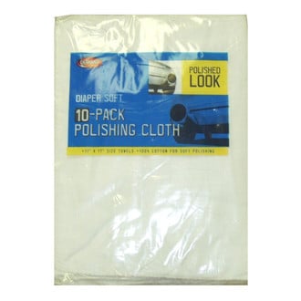 Carrand® - Diaper Soft™ Bagged Polishing Clothes
