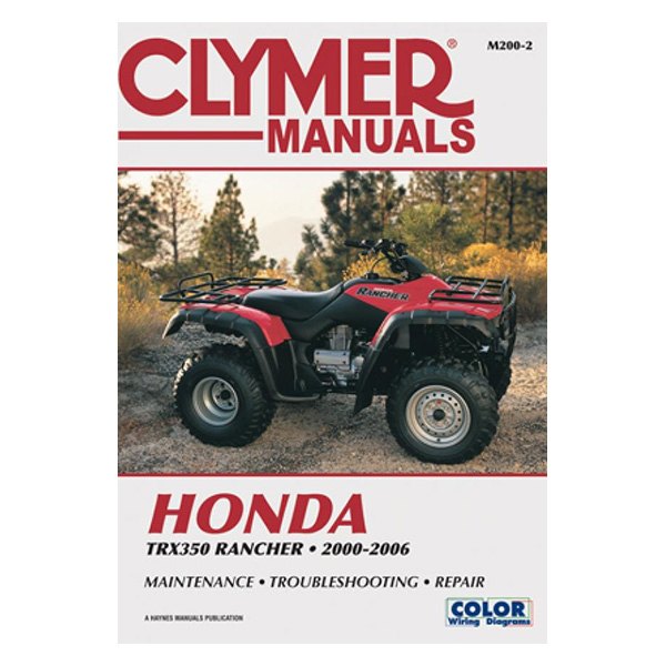 Clymer® - Honda TRX350 Rancher 2000-2006 manual Repair Manual