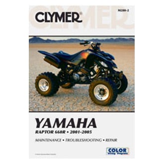 Clymer® - Yamaha YFM660R Raptor 2001-2005 Repair Manual