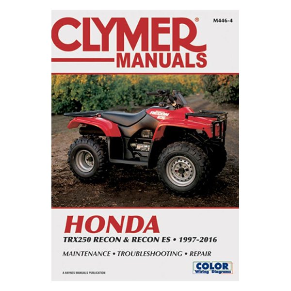 Clymer® - Honda TRX250 Recon & Recon ES 1997-2016 Repair Manual